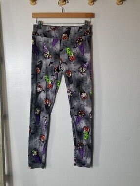 CELEBRATE HALLOWEEN WOMEN'S GNOME LEGGINGS SIZE SMALL